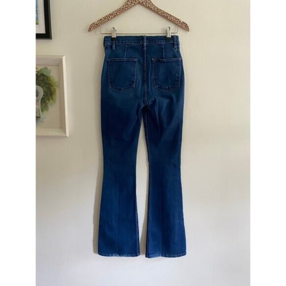 FRAME Le Flare de Francoise Flare Jeans in Larrabee Size 27 - Picture 8 of 10